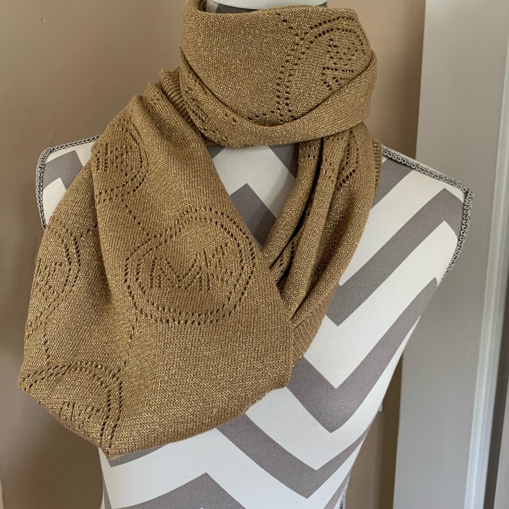 MK logo infinity scarf NEVER WORN